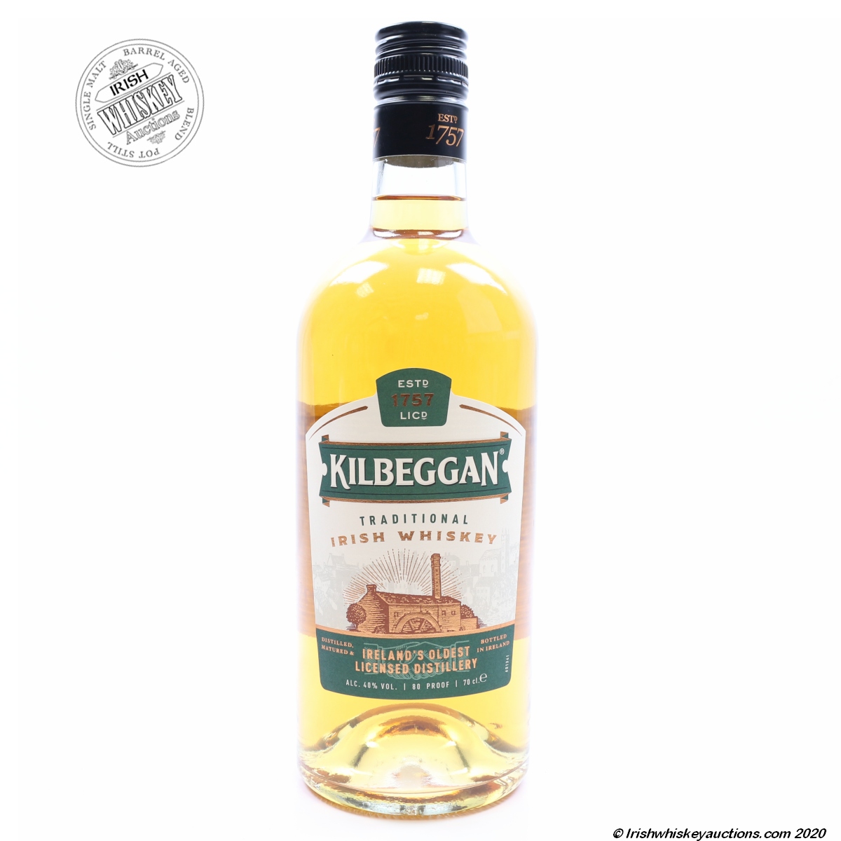 Irish Whiskey Auctions | Item** Whiskey Kilbeggan **Charity Irish