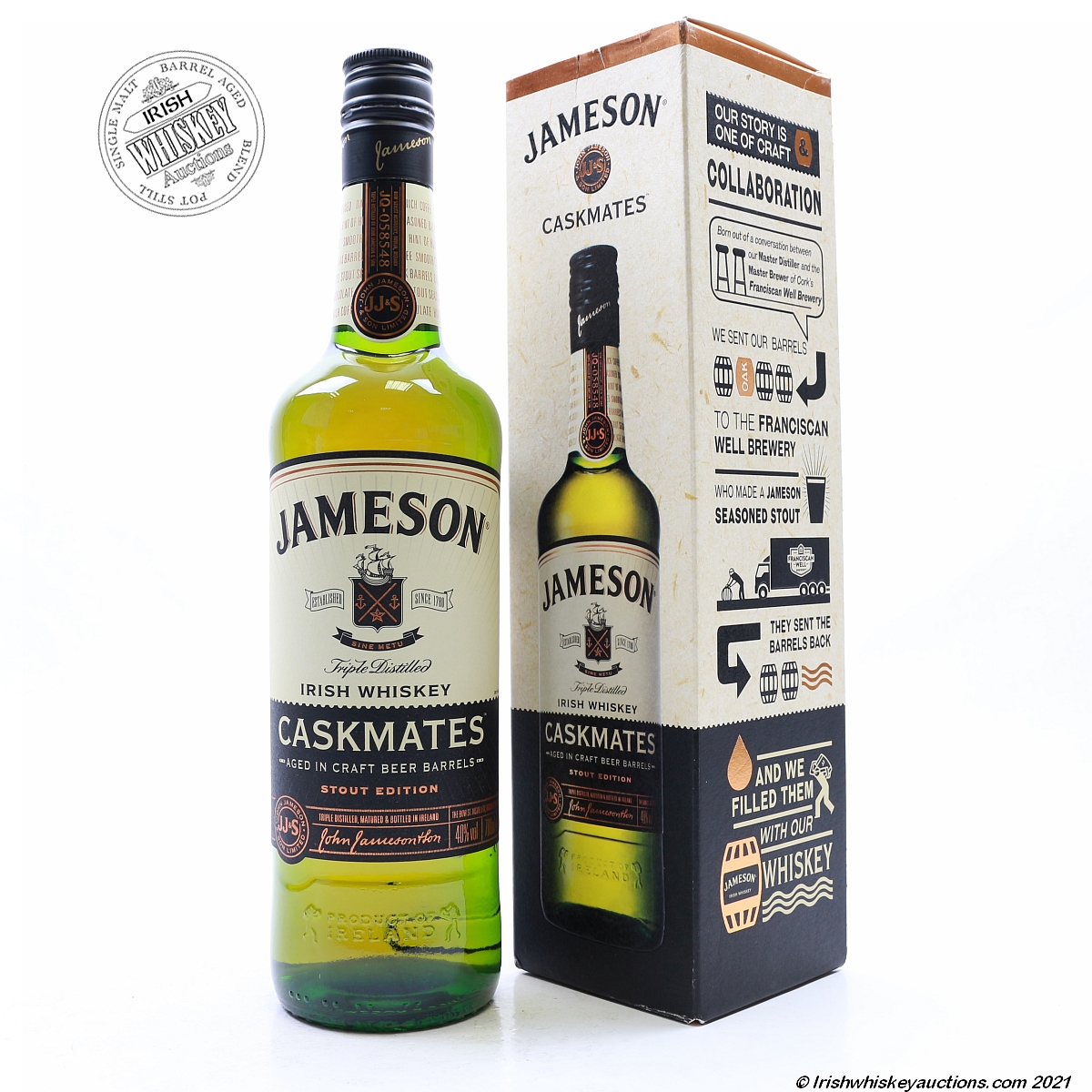 Auctions | Irish Jameson Stout Whiskey Edition Caskmates