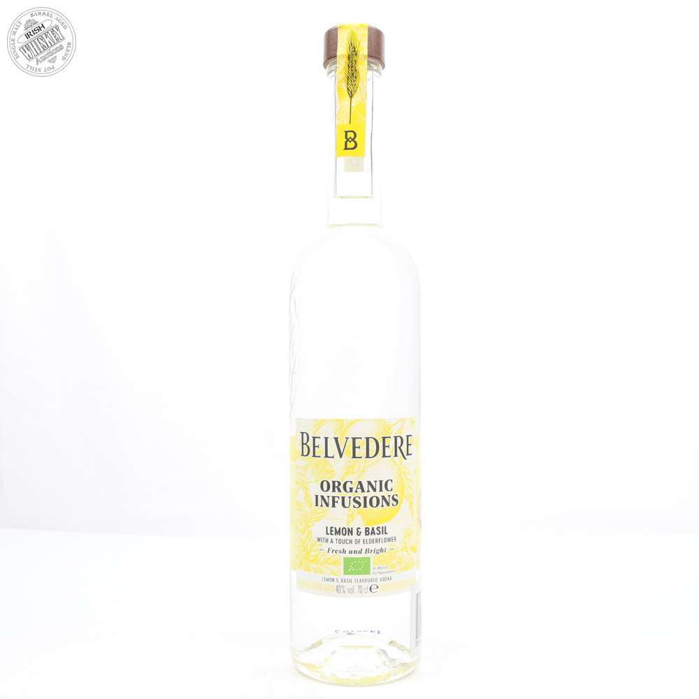 BELVEDERE ORGANIC INFUSIONS LEMON & BASIL WITH A TOUCH OF ELDERFLOWER -  Vodka - Spirits