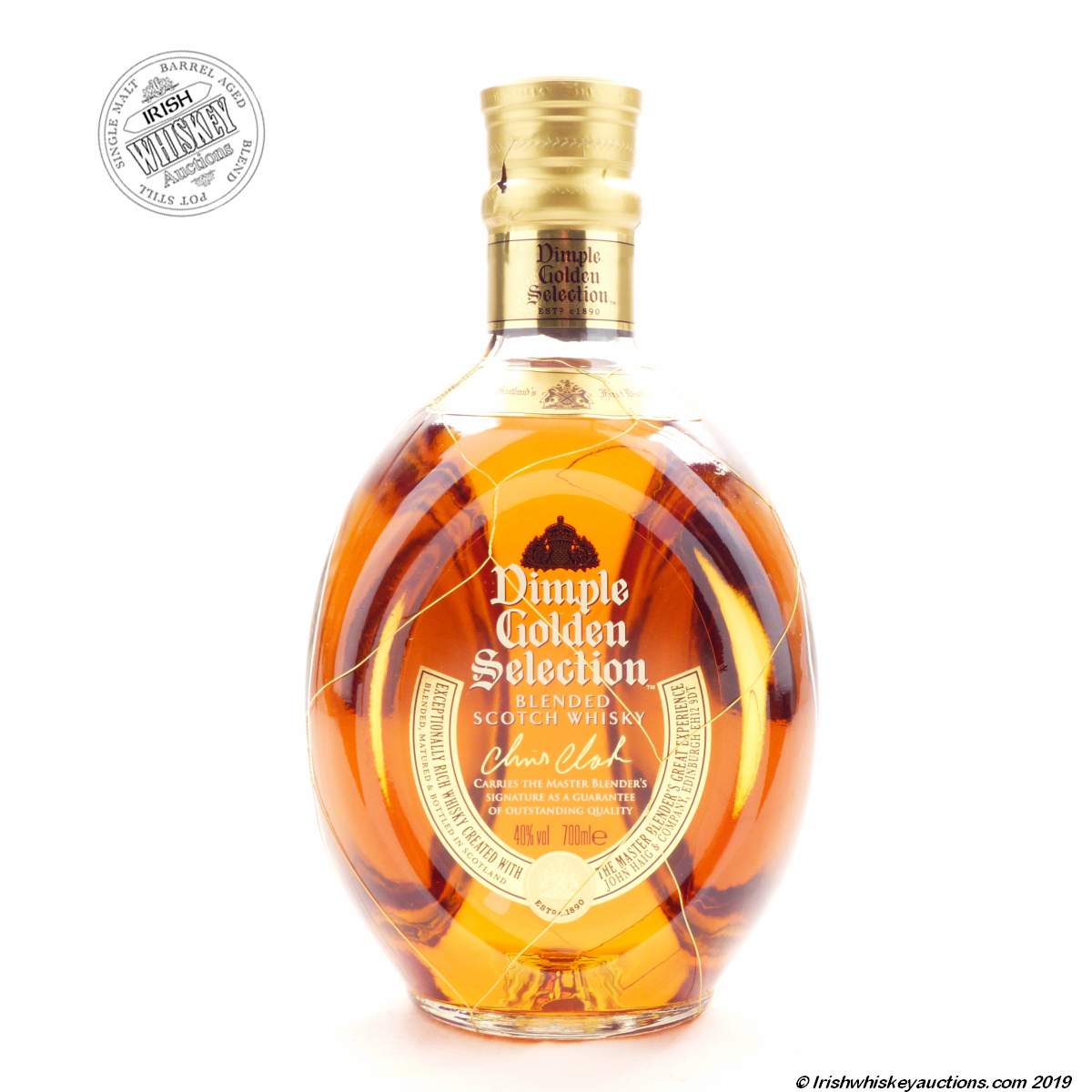Golden Whiskey Blended Irish Whisky Auctions Dimple | Scotch Selection