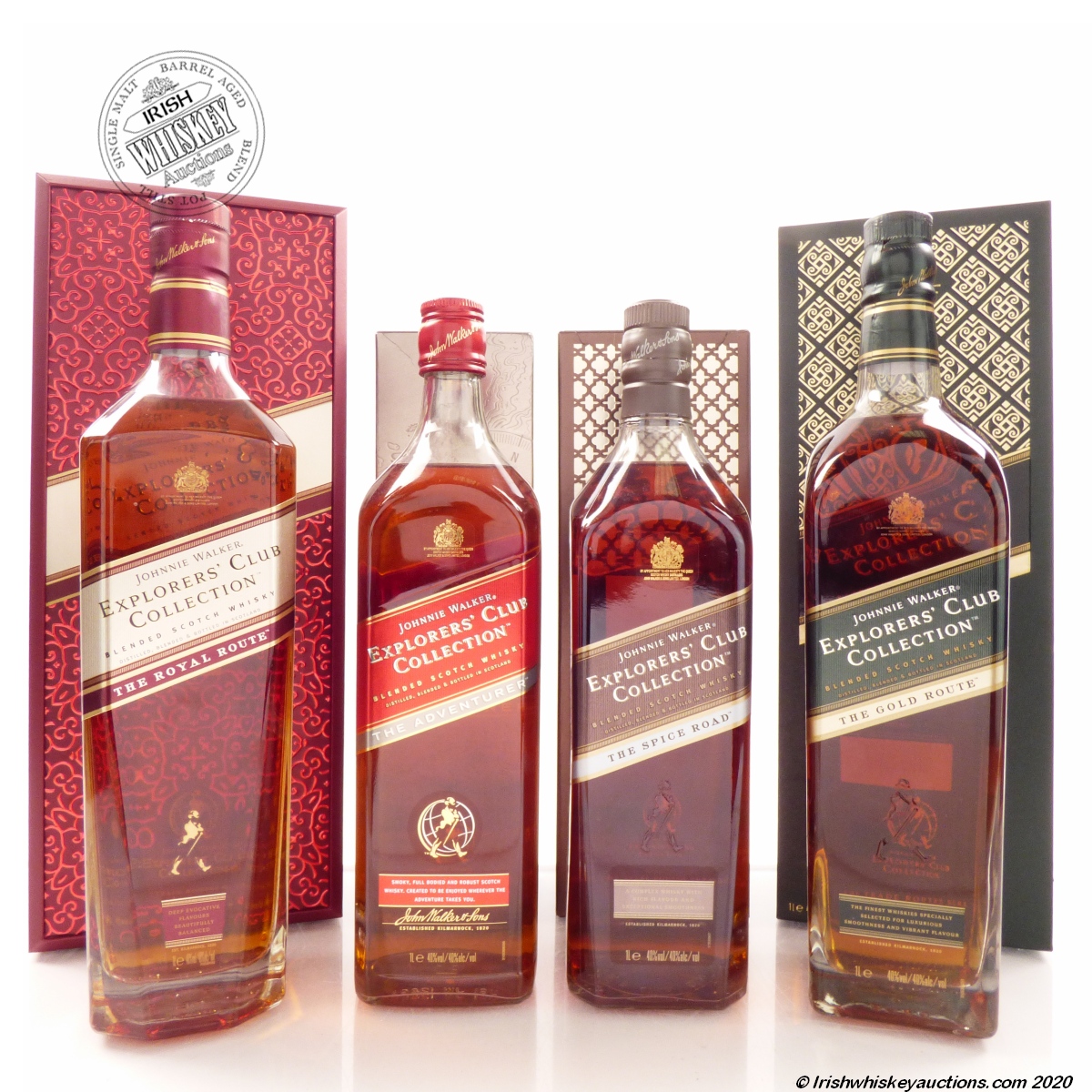 Irish Whiskey Auctions | Johnnie Walker Explorers Club Collection